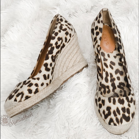 j crew leopard espadrilles